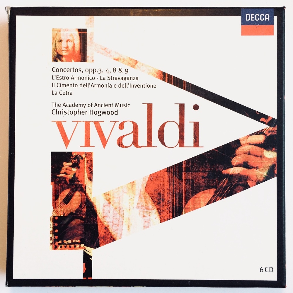 Antonio Vivaldi Concertos opp. 3 4 8 & 9 -- 6 CD set 2006 028947576938 IMPORT